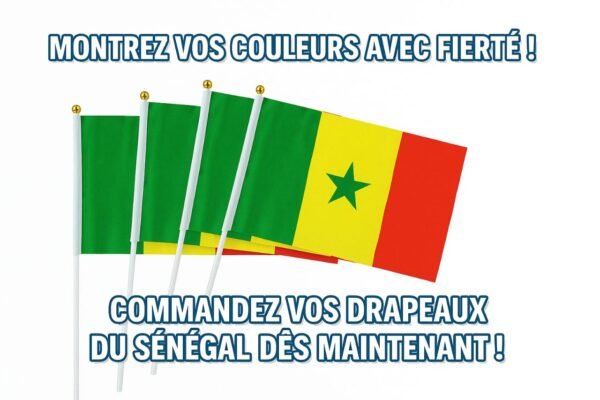 Drapeau aux couleurs du Sénégal