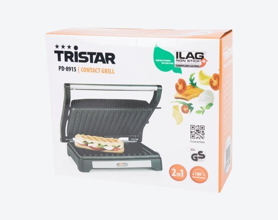 Machine à panini grill (Tristar) – Image 2