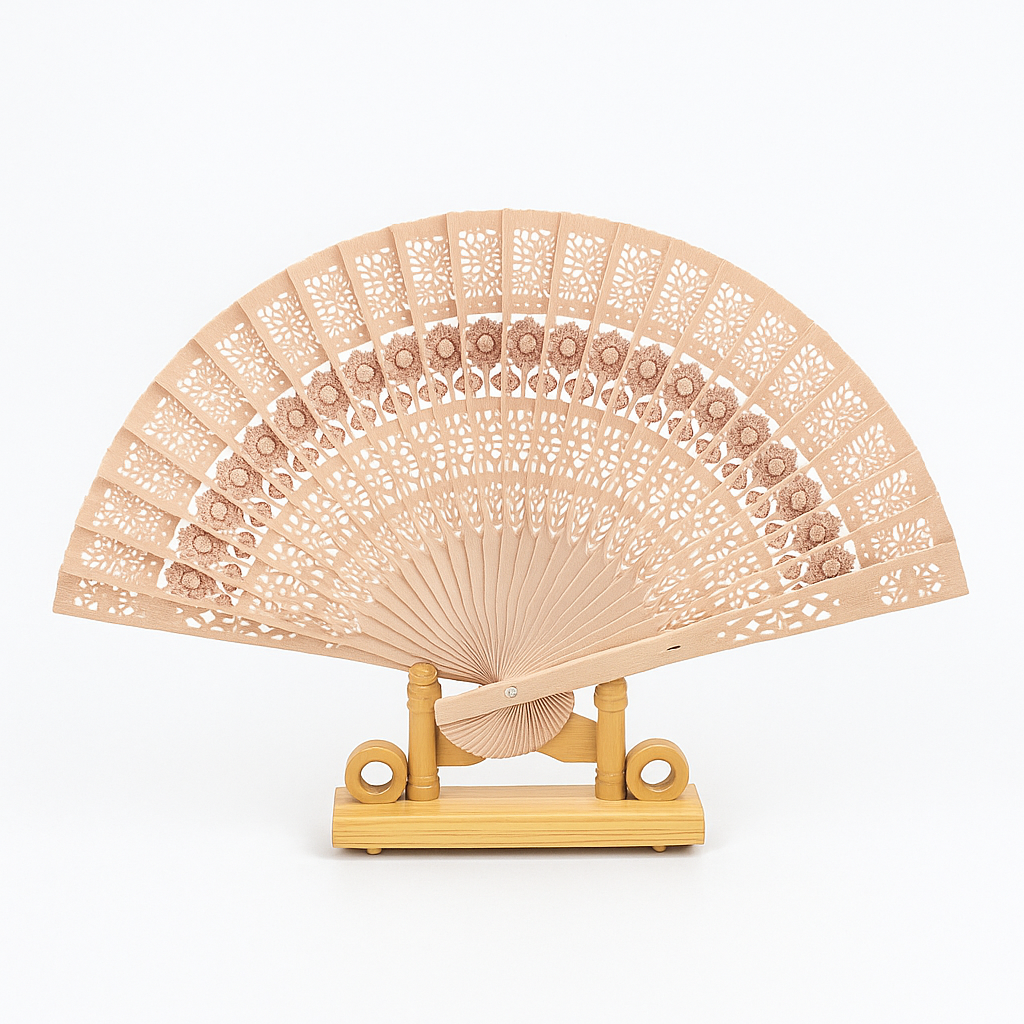 Eventail en bois