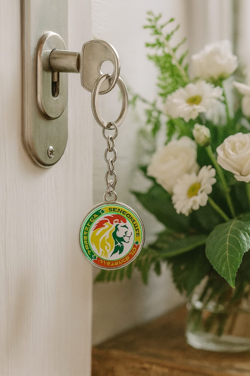 Porte-clé aux couleurs du Sénégal – Image 2