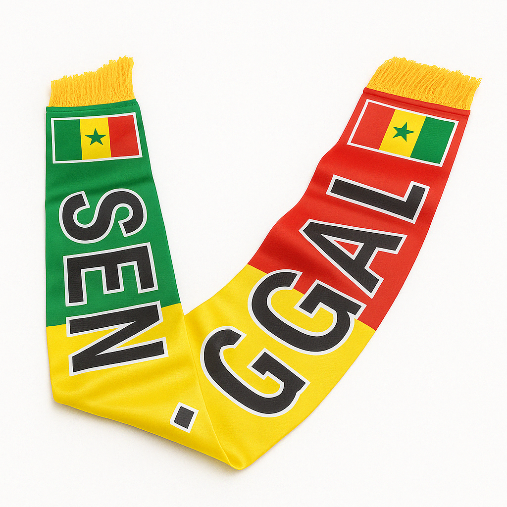 Écharpe aux couleurs du Sénégal